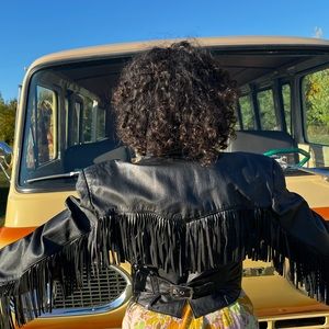 Leather vintage jacket